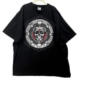 Pro Cali Size 3XL Tall T-Shirt Northern California Skull Y2K Style Gothic Black